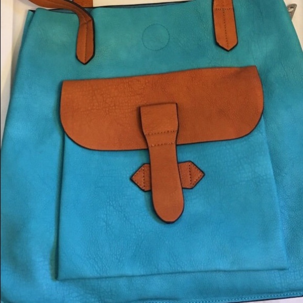 Brand new bag blue leather gallantry